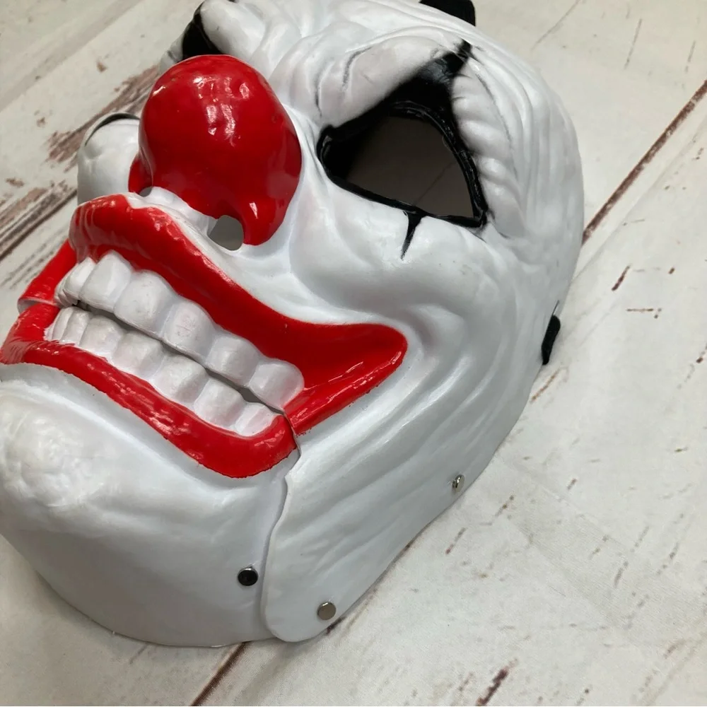 Scary Joker Mask Jabber Jaw Clown Halloween Mask Sz OSFM